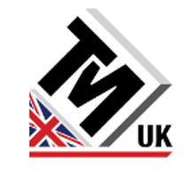 Traymate UK logo with British flag elements.