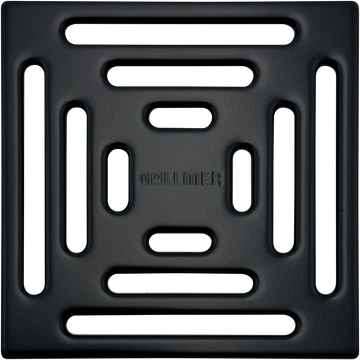Shower Drain Grill Cover for DALLMER Drain - Matt Black