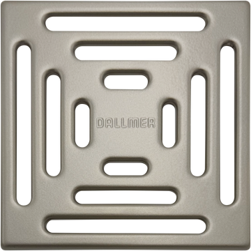 Shower Drain Grill Cover for DALLMER Drain - Satin Nickel