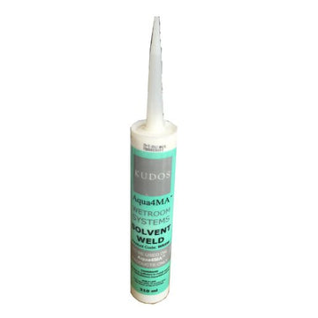 Aqua4ma Solvent Weld Tube 300ml for creating a strong, watertight seal on uPVC wetroom panels. Ideal for Aqua4ma wetroom systems, covering up to 10m.