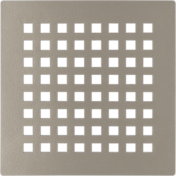 Octad Satin Nickel Shower Drain Grill Cover for DALLMER Drain