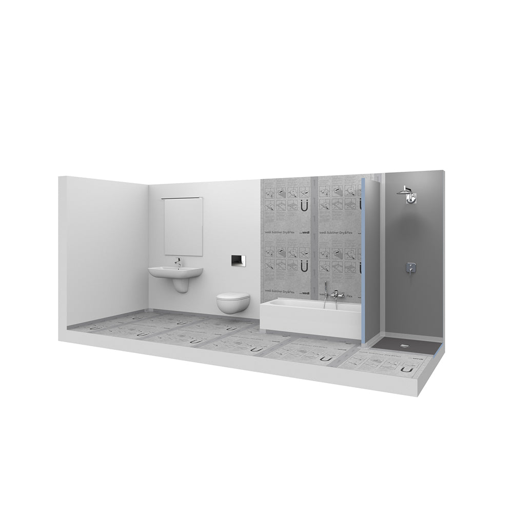 wedi Subliner Dry - Waterproofing Membrane Barrier
