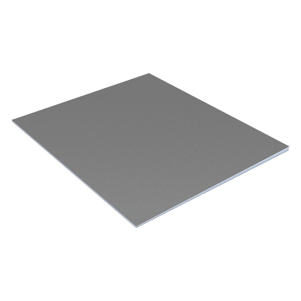 wedi Fundo Sloping Board Insulated Building Board with Slope in gray finish, ideal for waterproofing and thermal insulation in shower installations.