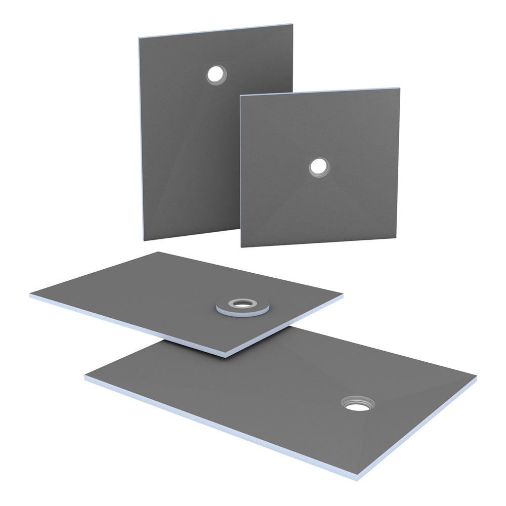 wedi Fundo Ligno Plus Wet Room Tray 900 x 900 x 23mm CENTRE Drain