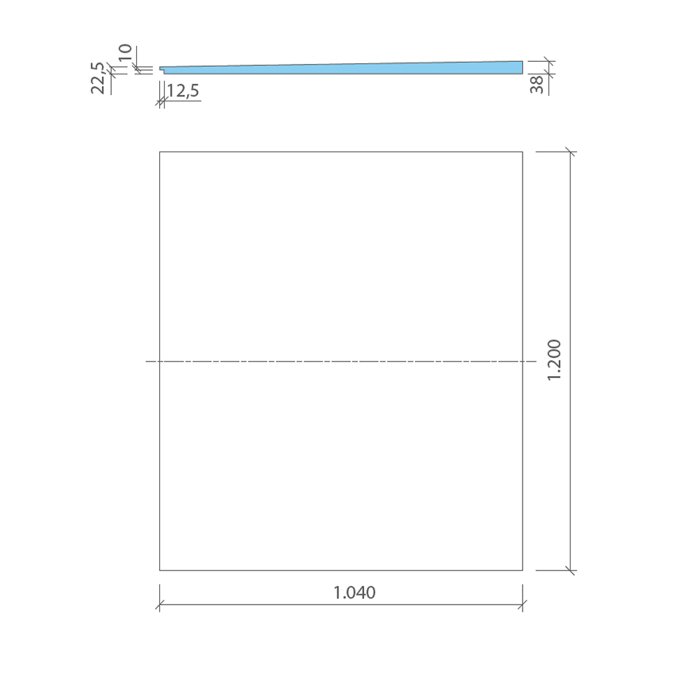 Wedi Fundo Flex Sloping Board Insulated Building Board with Slope