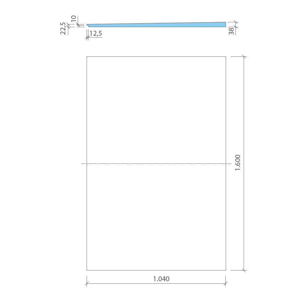 Wedi Fundo Flex Sloping Board Insulated Building Board with Slope