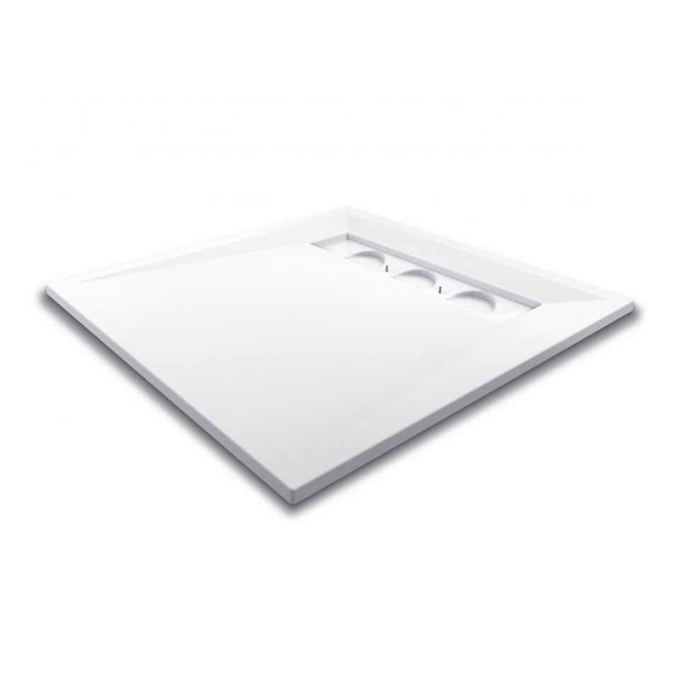 AKW Tri Form Linear Wet Room Tray, white, 1200 x 900 x 22mm
