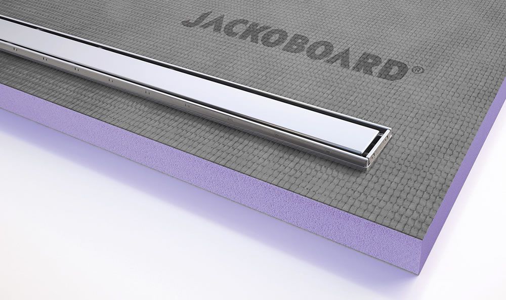 Jackoboard Aqua Line Easy Linear - Brushed Stainless Steel Channel Cover
