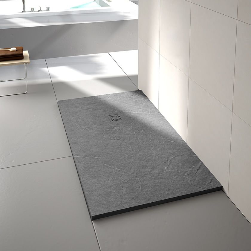 Merlyn Truestone Textured Shower Tray - Fossil Grey