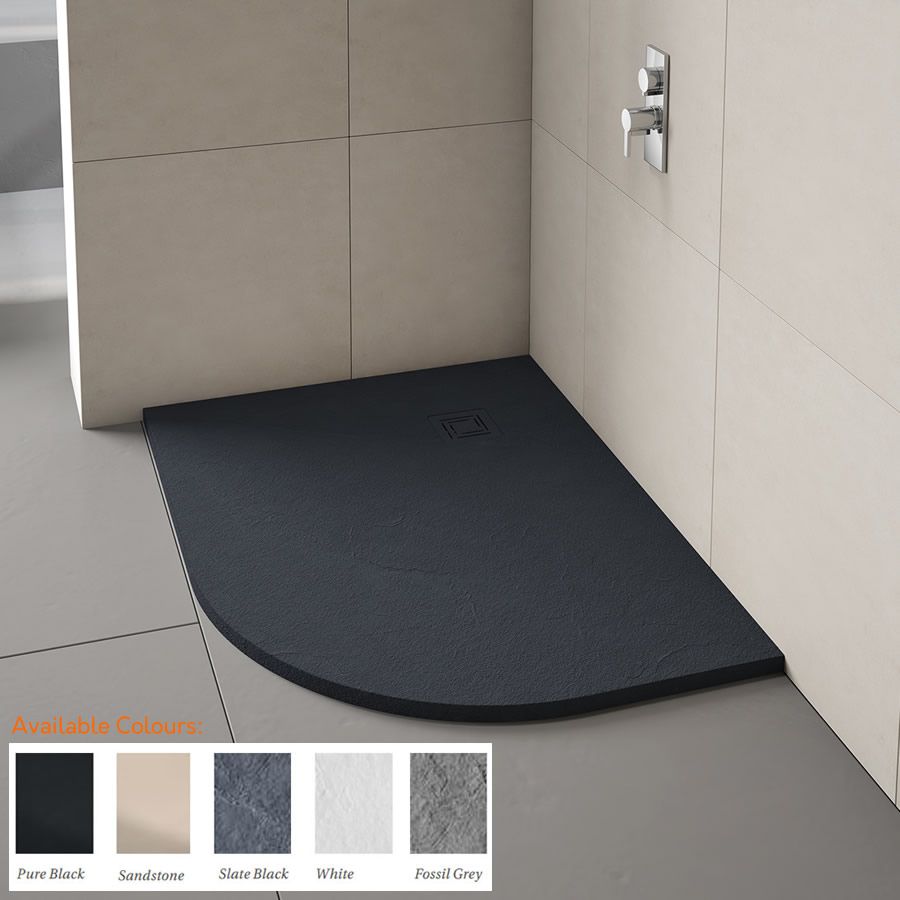 Merlyn Truestone Textured Shower Tray Offset Quadrant