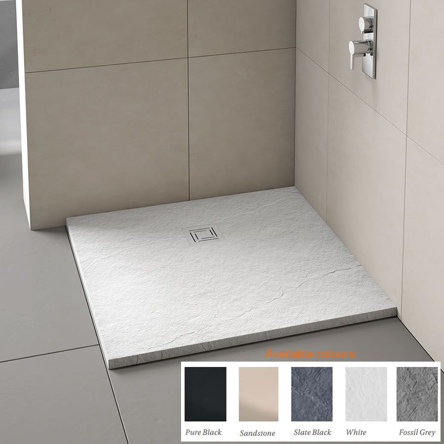 Merlyn Truestone Textured Shower Tray Square