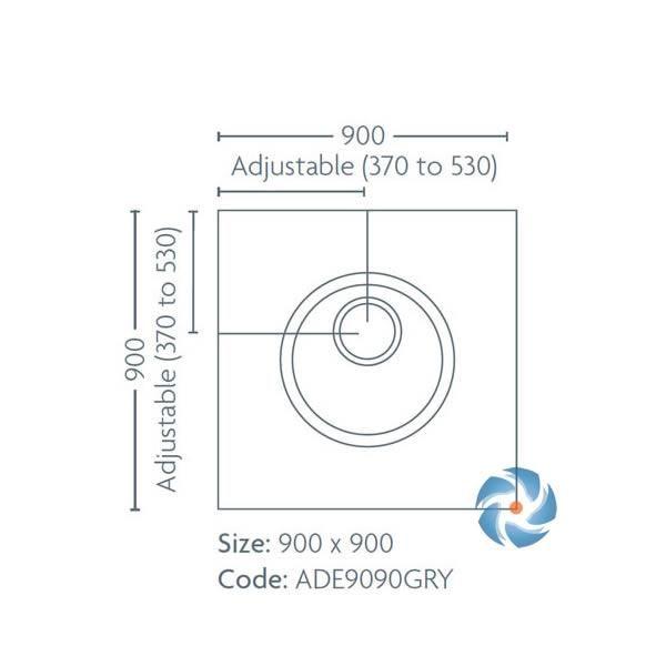 Impey Aqua Dec Easy Fit wet room tray with drain components