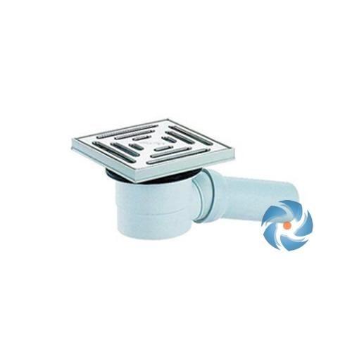 Dallmer fast flow shower drain with horizontal outlet