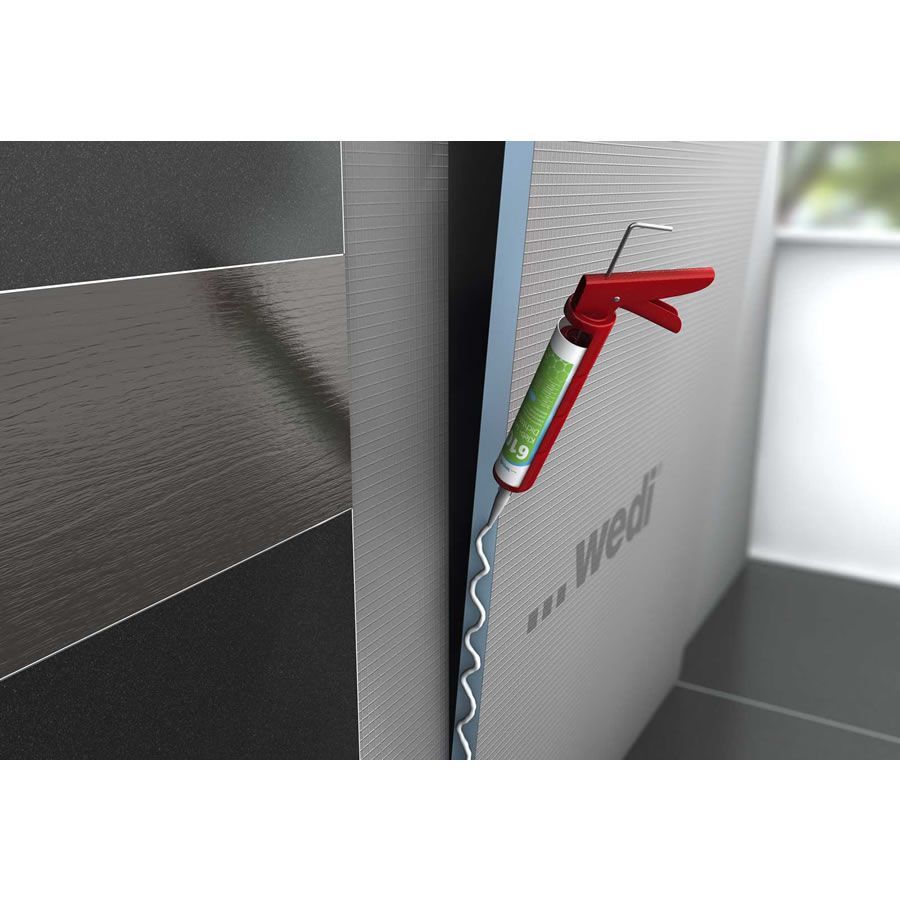 Wedi 610 Adhesive Sealant with waterproofing panel