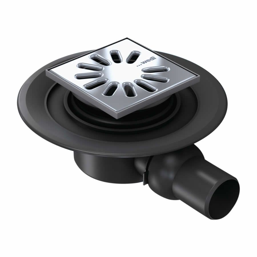 wedi Fundo Primo Wet Room Shower Tray -  DN50 Drain Square