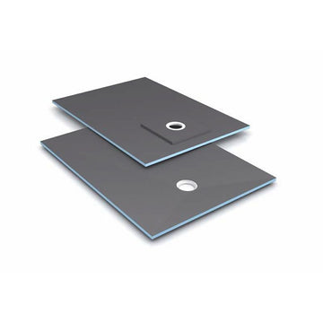 wedi Fundo Ligno Plus wet room tray former, rectangular design.