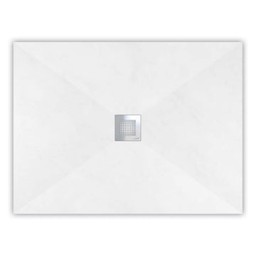 wedi Fundo Top - Ready to use surface, sleek white design.