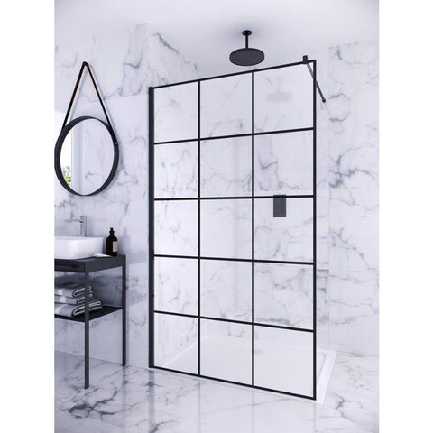Aqata Matte Black Collection Shower Screens