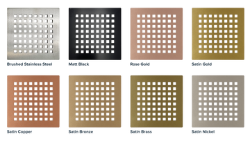 Octad Solid Stainless Steel Drain Covers