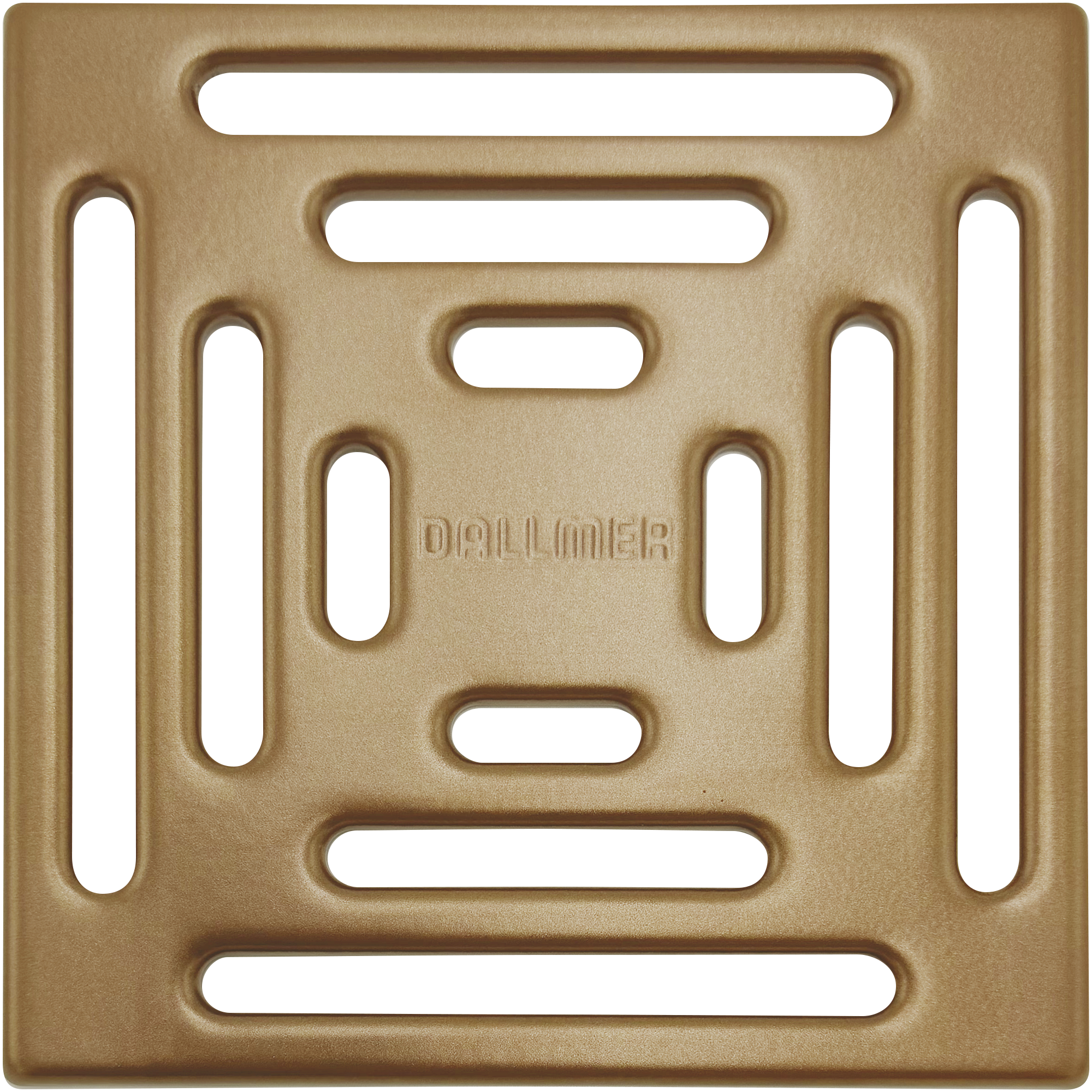 Shower Drain Grill Cover for DALLMER Drain - Satin Bronze