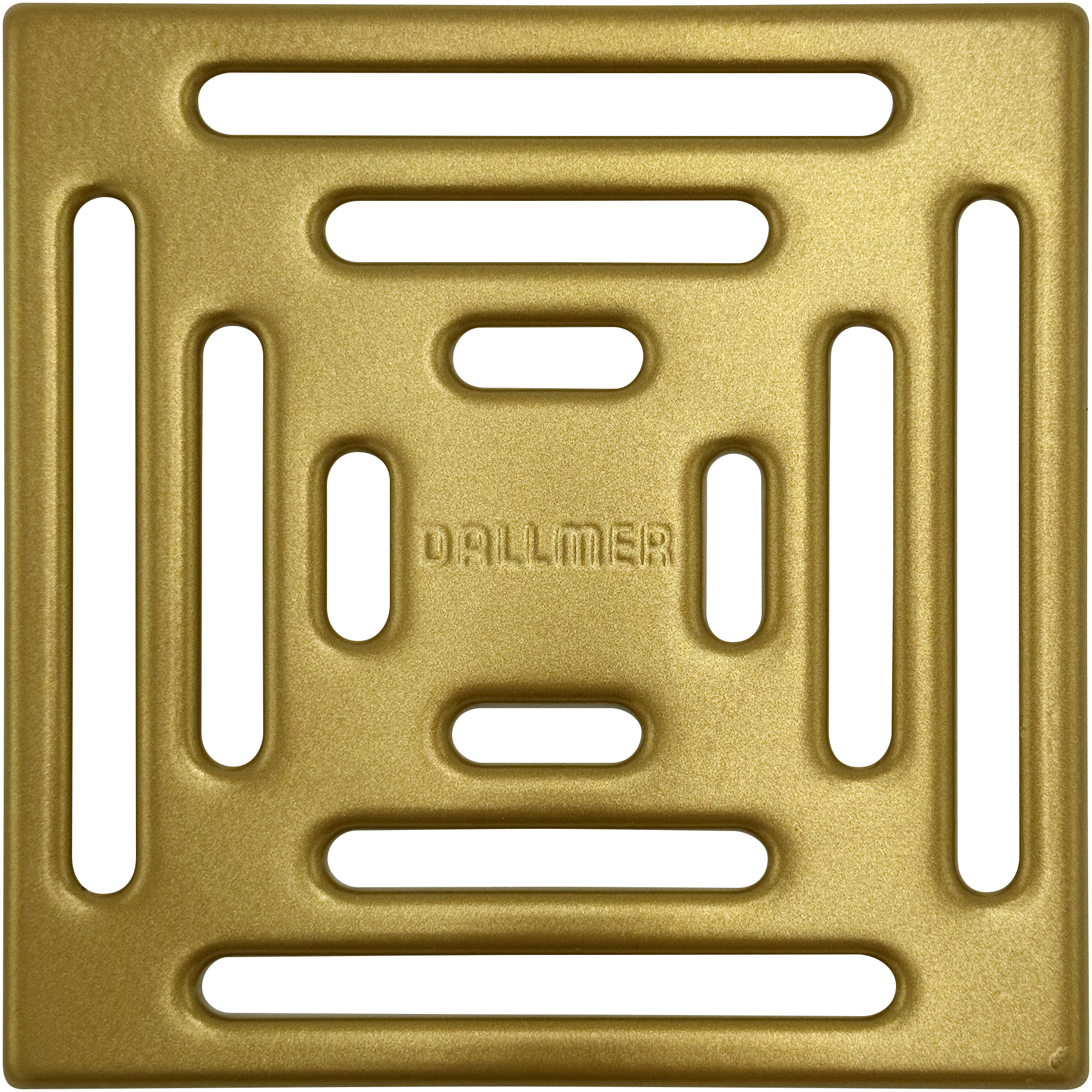 Shower Drain Grill Cover for DALLMER Drain - Satin Gold