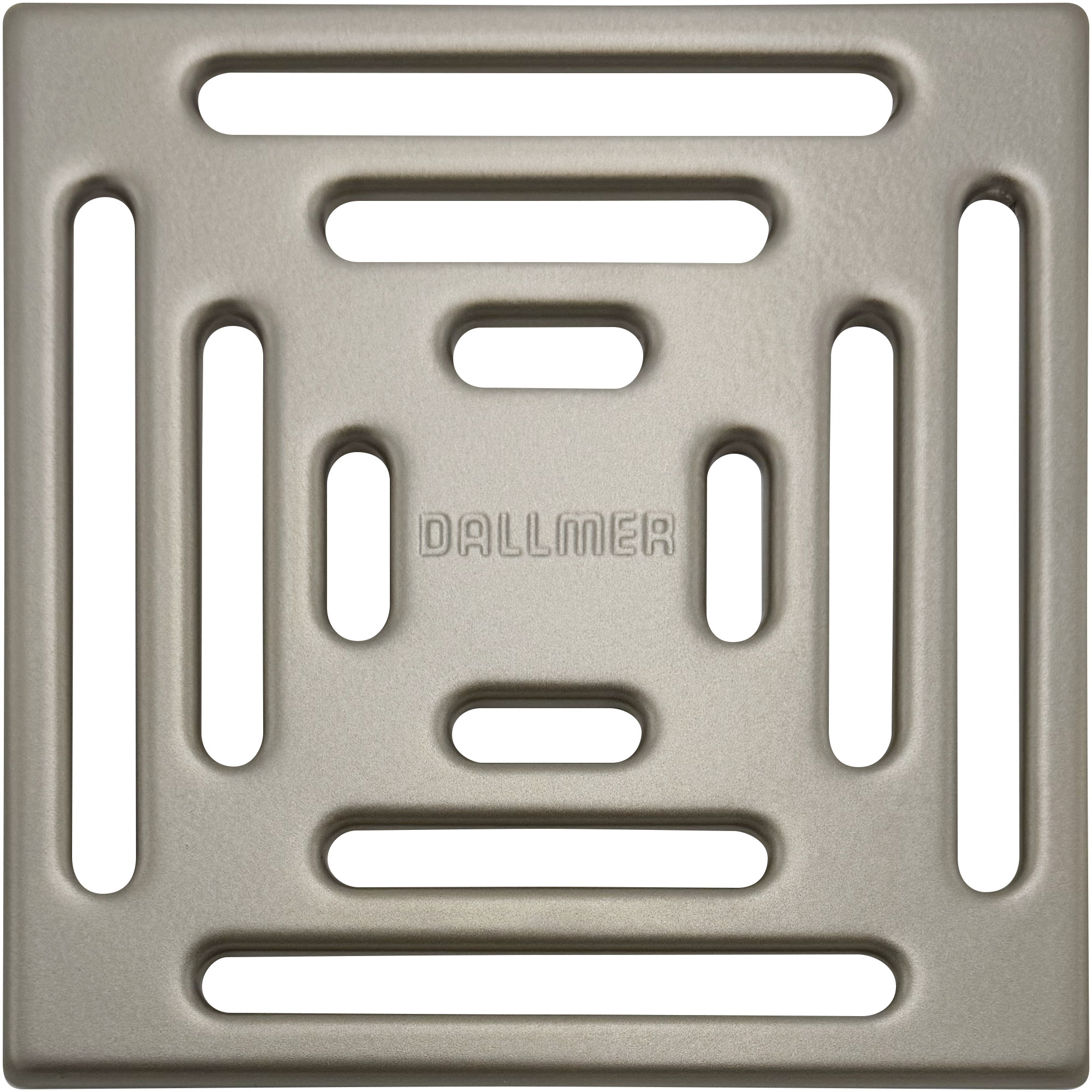 Shower Drain Grill Cover for DALLMER Drain - Satin Nickel