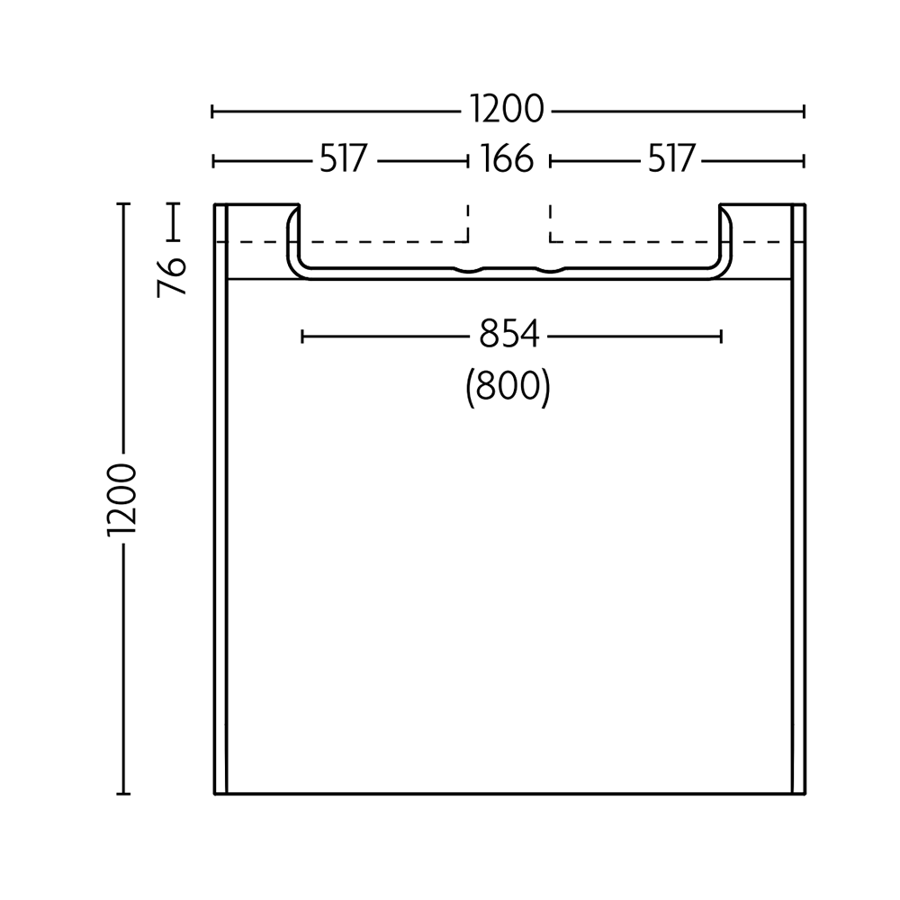 Impey Aqua Dec Linear 1 Wet Room Tray & Drain - Single Fall: 1200 x 1200