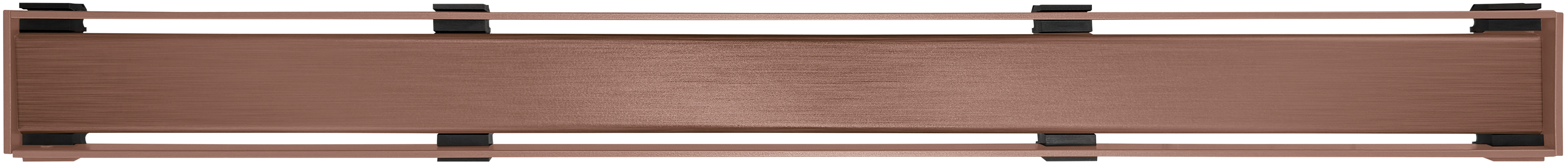 WetBase Linear Universal Shower Drain Channel Cover - Flova Bronze
