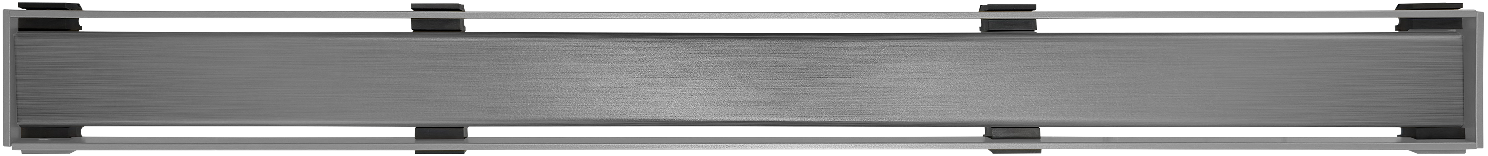 WetBase Linear Universal Shower Drain Channel Cover - Gunmetal
