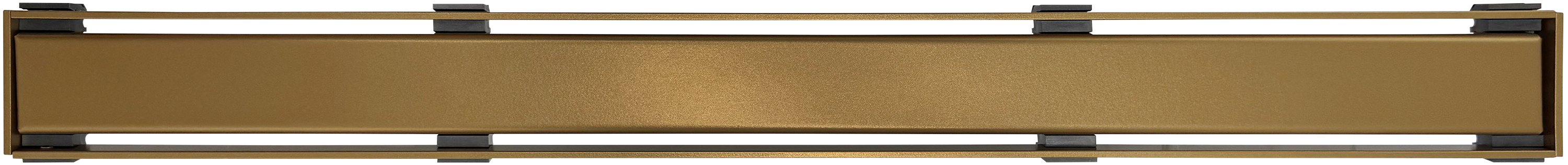 WetBase Linear Universal Shower Drain Channel Cover - Satin Brass