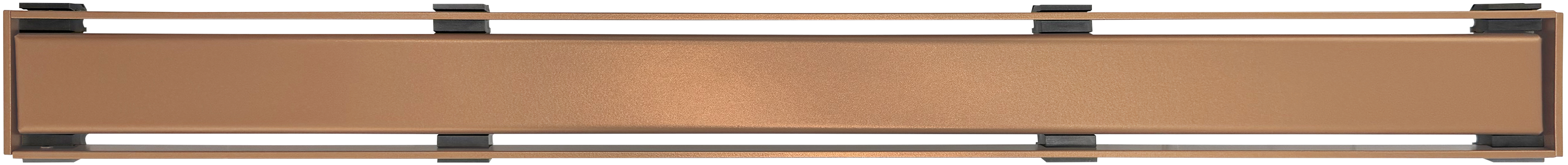 WetBase Linear Universal Shower Drain Channel Cover - Satin Copper
