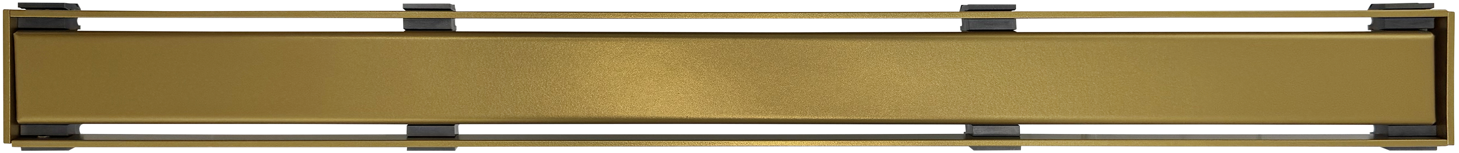 WetBase Linear Universal Shower Drain Channel Cover - Satin Gold