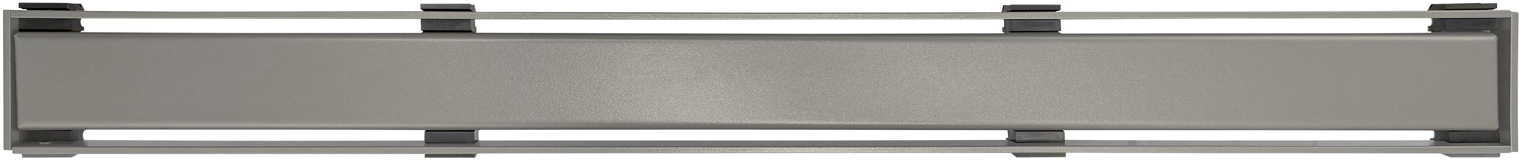 WetBase Linear Universal Shower Drain Channel Cover - Satin Nickel