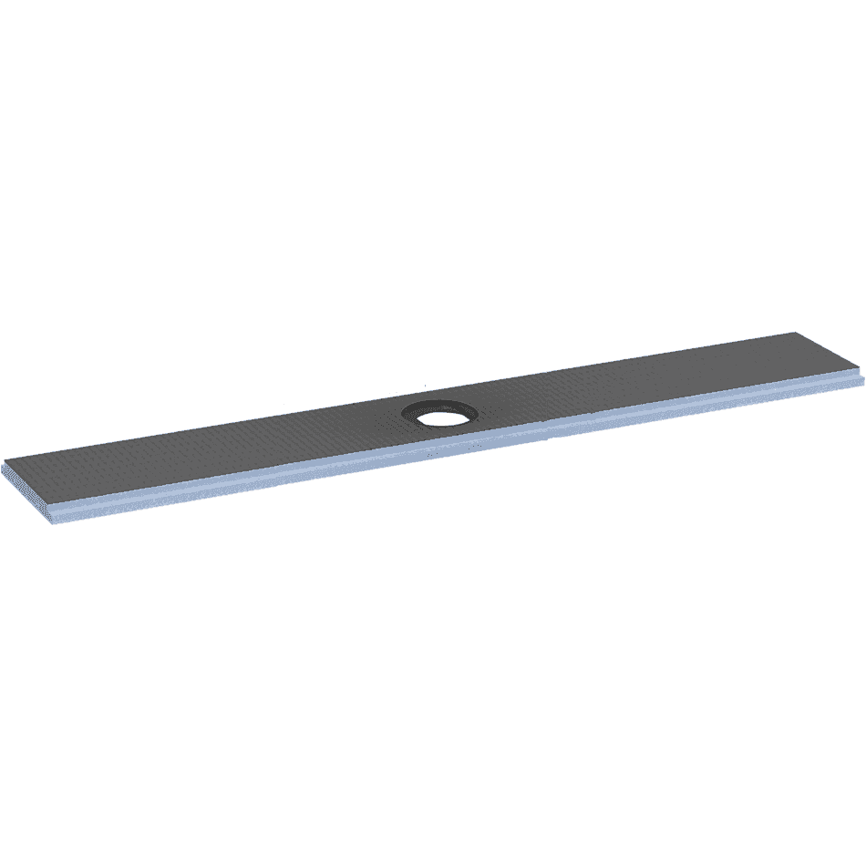 wedi Fundo Flex Wetroom Floor Kit - 1000 x 1000mm - For Timber Floor 26mm