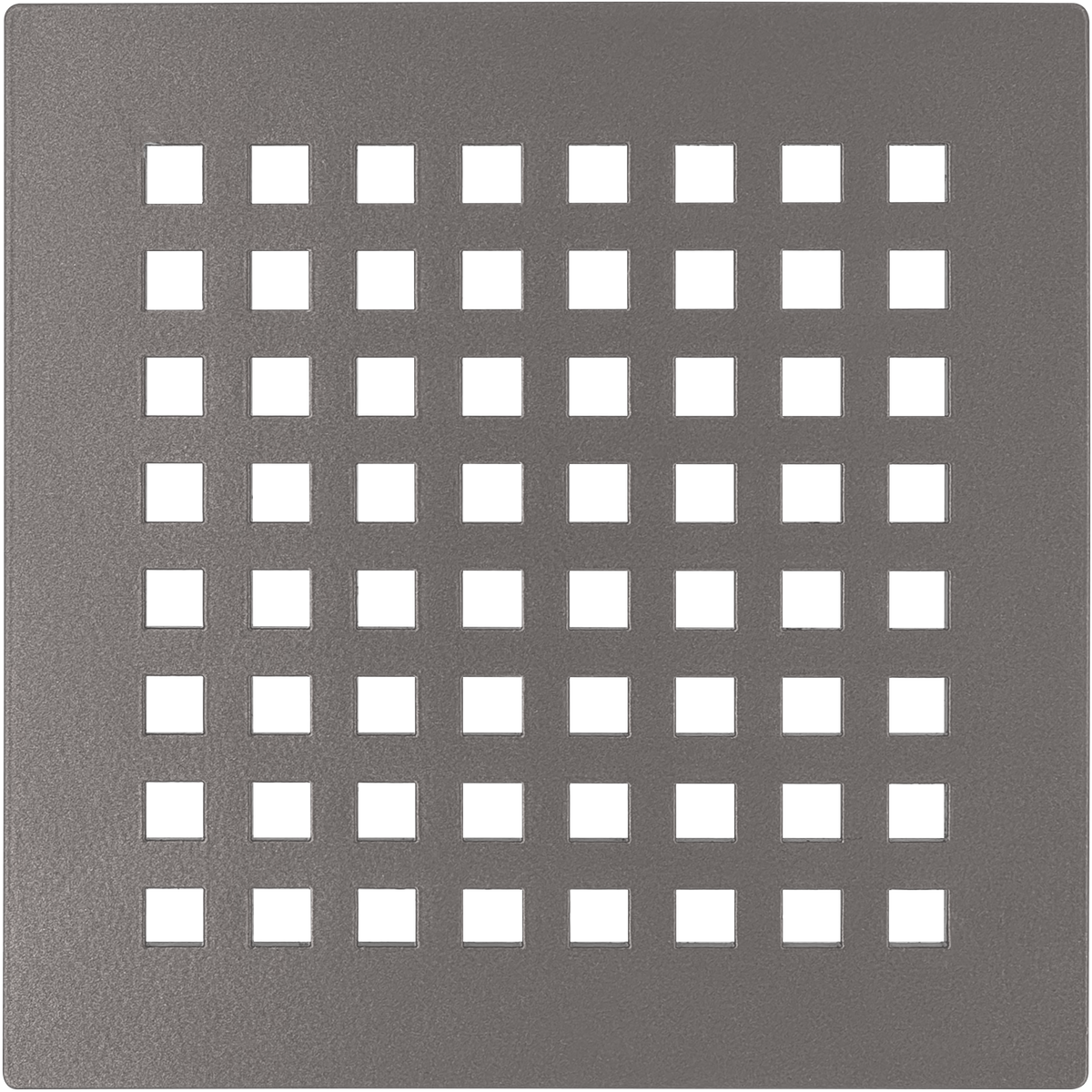 Octad Gunmetal Shower Drain Grill Cover for DALLMER Drain