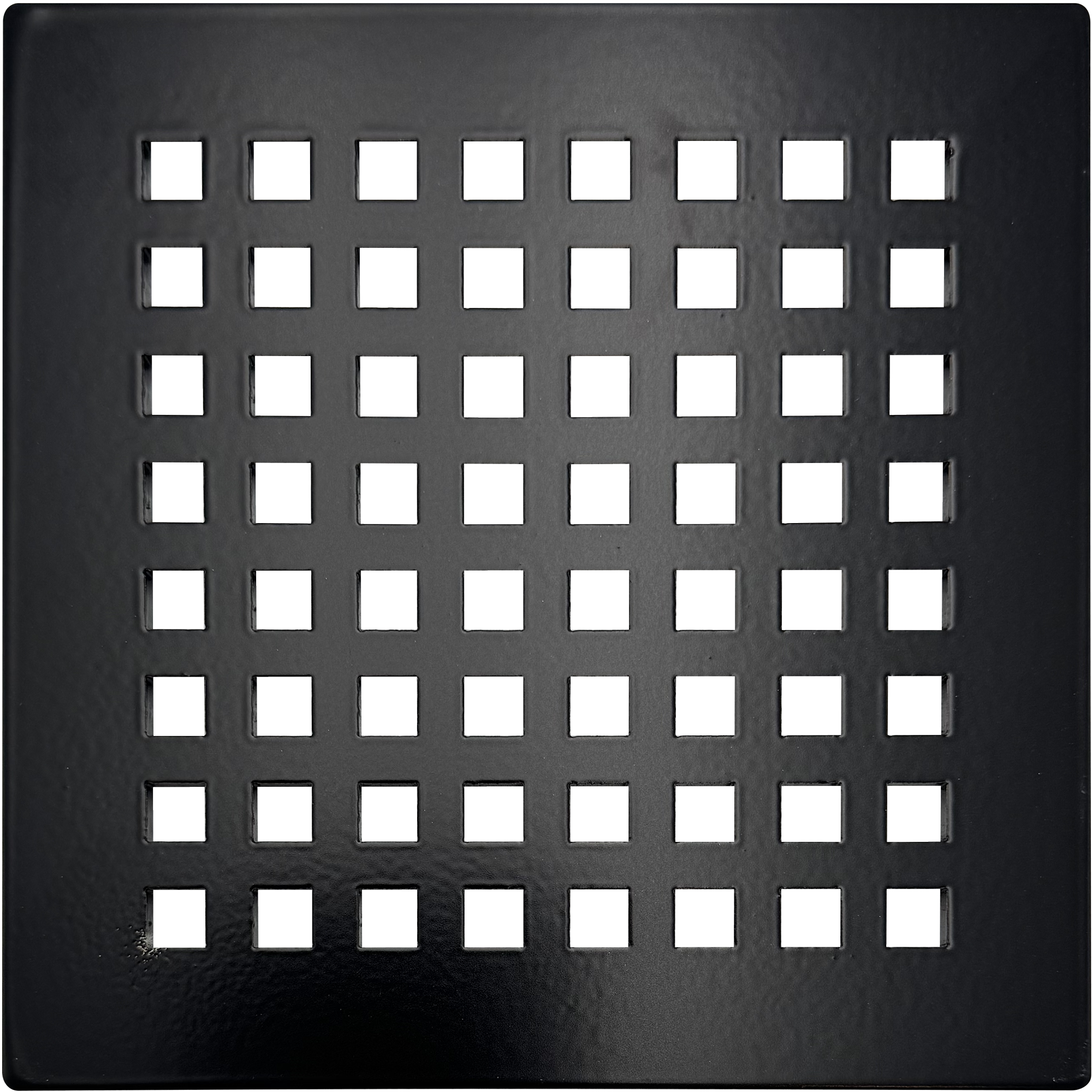 Octad Brushed Matt Black Shower Drain Grill Cover for DALLMER Drain