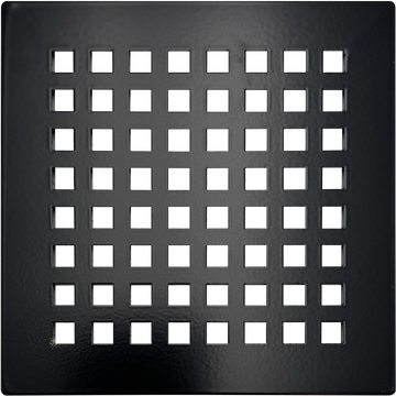 Octad Brushed Matt Black Shower Drain Grill Cover for DALLMER Drain