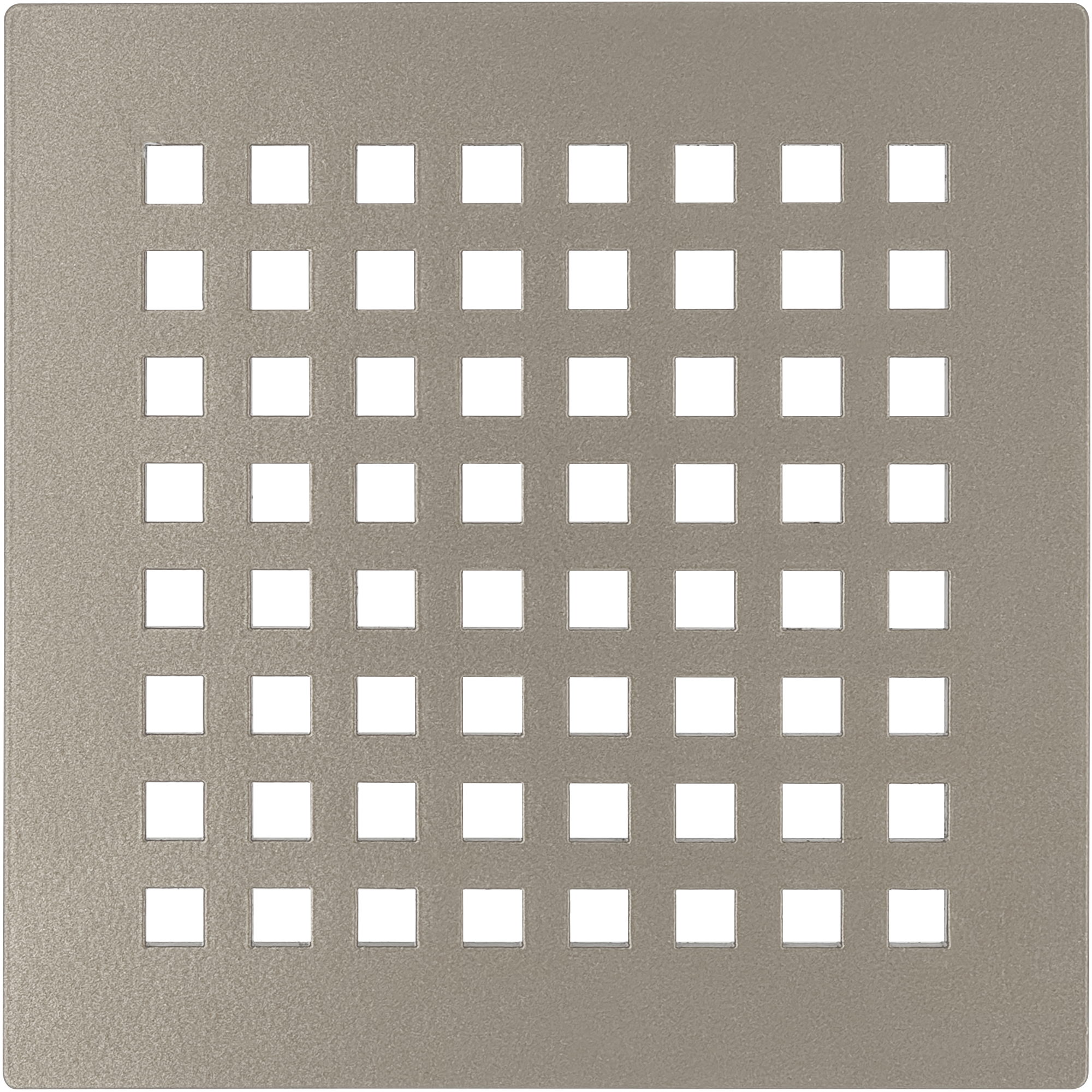 Octad Satin Nickel Shower Drain Grill Cover for DALLMER Drain