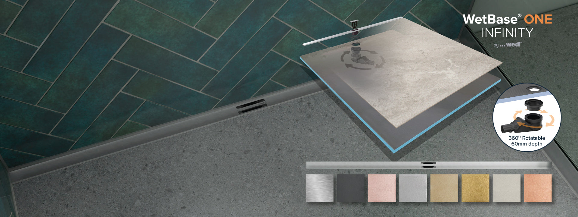 WetBase One Infinity Wetroom Shower Tray by wedi - EXCLUSIVELY from Wetrooms Online1621243260e1af0c20-0