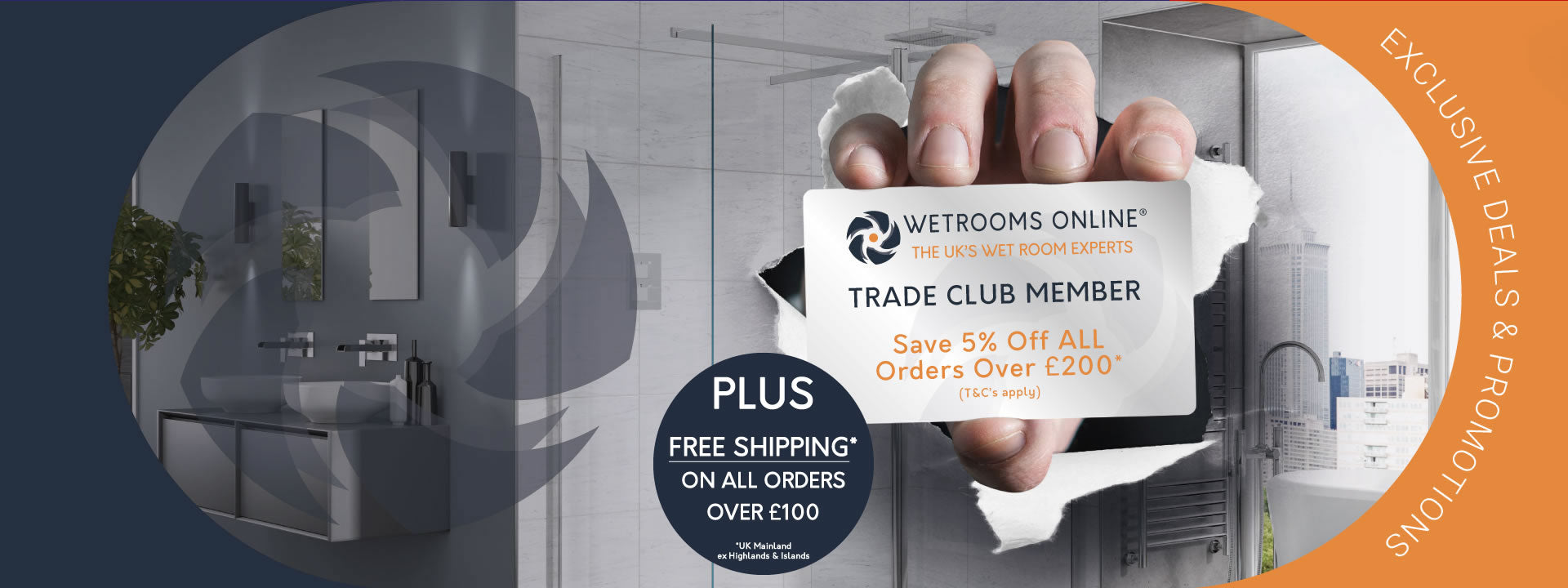 Join the Wetrooms Online Trade Club & Save