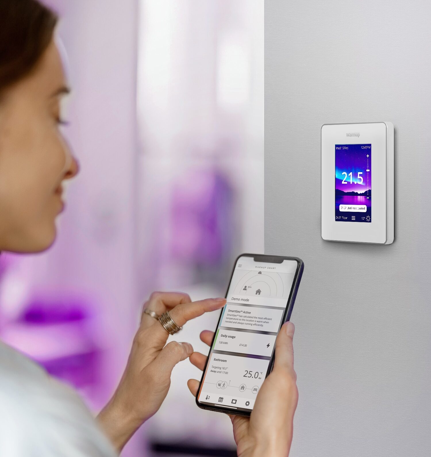 Warmup 7IE Smart WiFI programmable underfloor heating thermostat