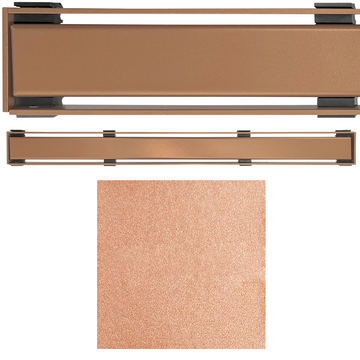 WetBase Linear Universal Shower Drain Channel Cover - Satin Copper