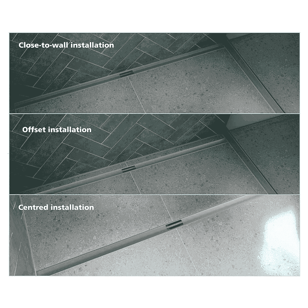 wedi Fundo Flex Shower Channel 1.0 - Linear Drain