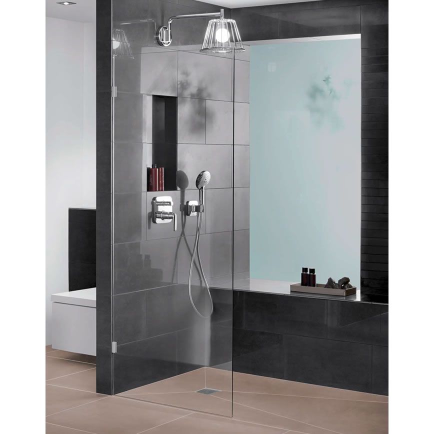 wedi Fundo Ligno Wet Room Shower Tray - Room Shot