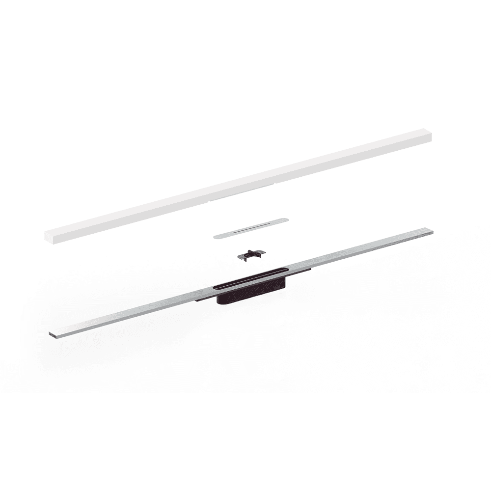 WetBase® One Infinity - Single Fall Linear Drain Wet Room Shower Tray 950 x 1200mm