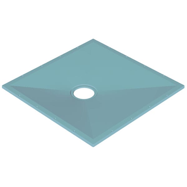 AKW Tuff Form Wet Room Shower Tray - 1000 x 1000 x 22mm