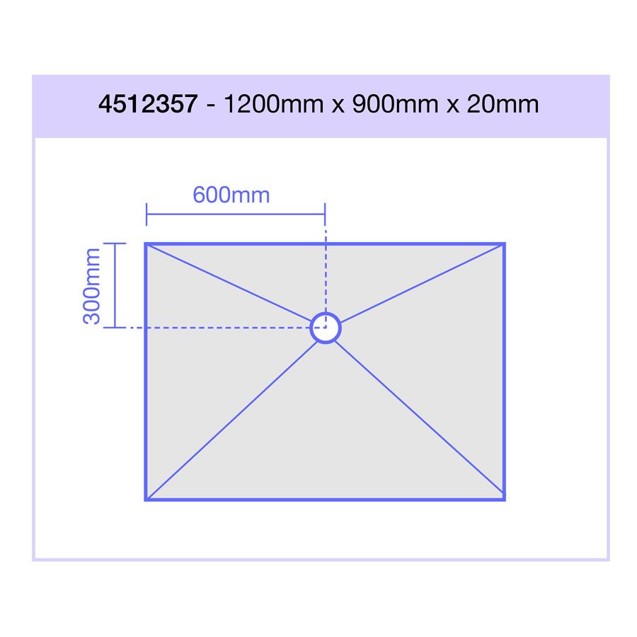Jackoboard Aqua Flat Wet Room Walk In Shower Tray  and Drain