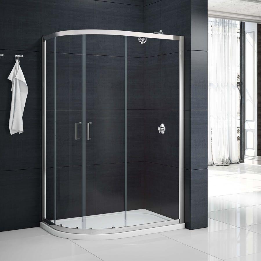 Merlyn MBOX double door offset quadrant shower enclosure