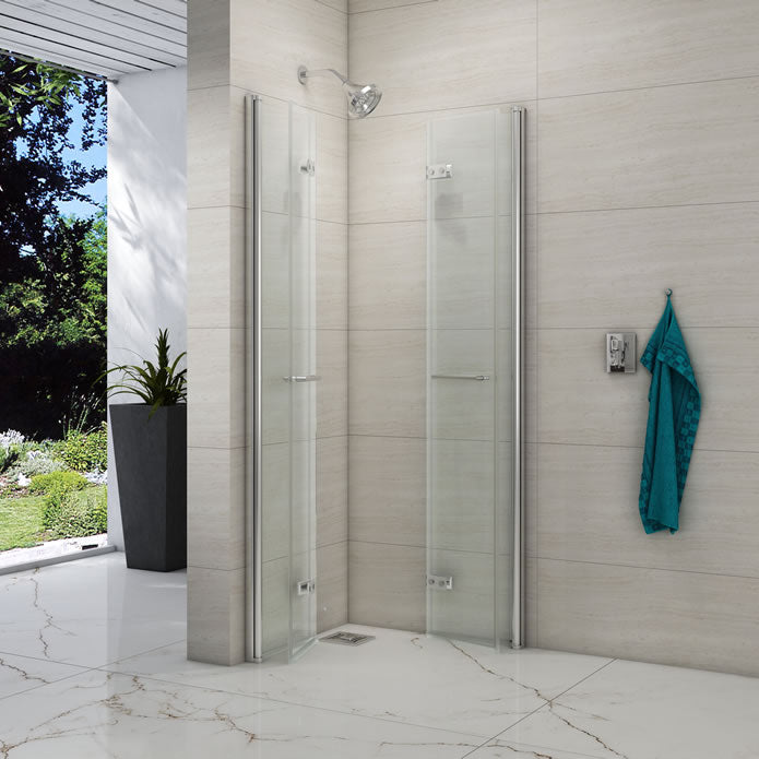 Merlyn 8 Series Double Folding Showerwall Shower Screen