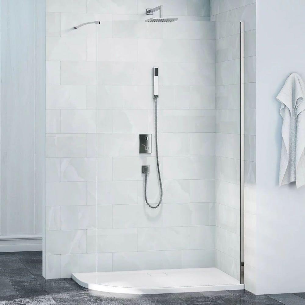 Merlyn Series 8 Curved Showerwall Shower Screen